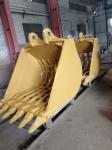 Huitong Excavator Skeleton Bucket With Bucket Teeth For Pc120