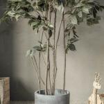 140cm Green Simulated Bonsai Ficus Tree Artificial Potted Plants For Indoor
