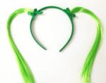 New Irish Halloween headgear, green clover headband, stage show, party dress up.