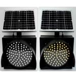300mm 1 Appearance Solar Powered Panel Traffic Warning Light SG-301