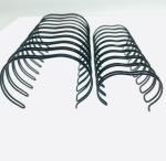 Black White A4 Length 2:1 Pitch Binding Spiral Coil For Album