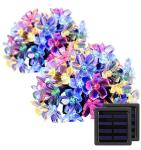 2 Pack Fairy Flower 23ft Decorative Solar Garden Lights