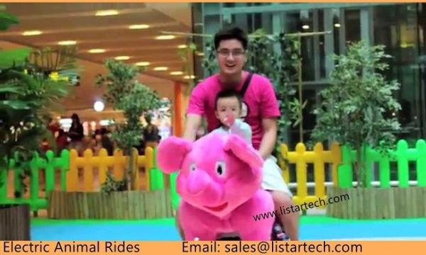 Coin Operated Animals Battery Operated Rides for Parent and Children Entertainme