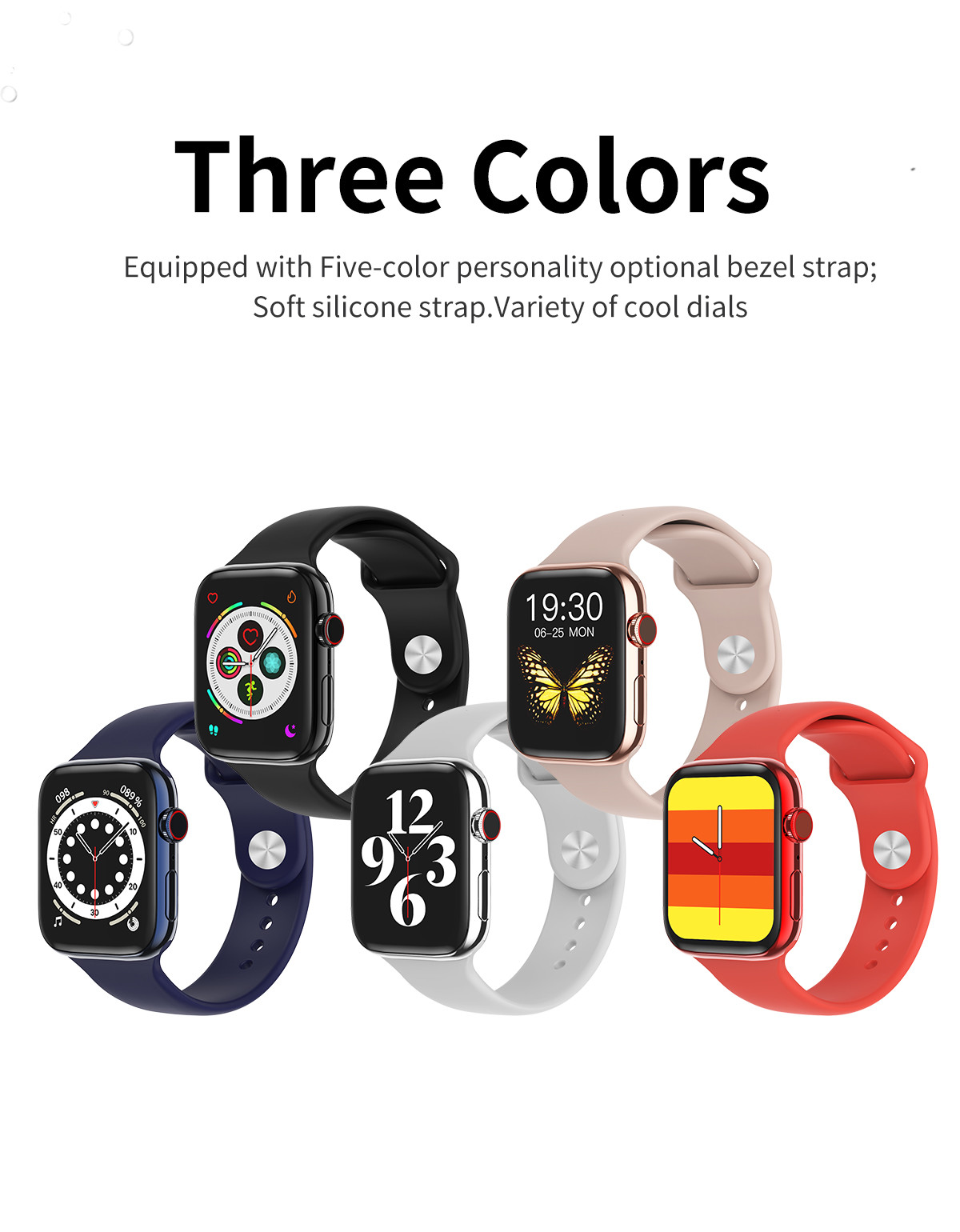 F18 F20 F2 F28 FK78 Inteligente Smartwatch Bluetooth Calling