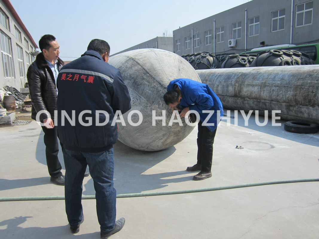 Floating Marine Salvage Airbags Ship Launching 6 Layer Barge