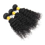 Double Weft Brazilian Water Wave Hair Extensions 3 Bundles No Shedding
