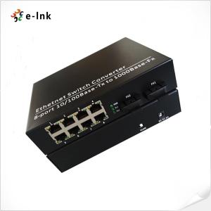 China Unmanaged Fiber Ethernet Switch 10/100/1000M Media Converter 8-TX factory