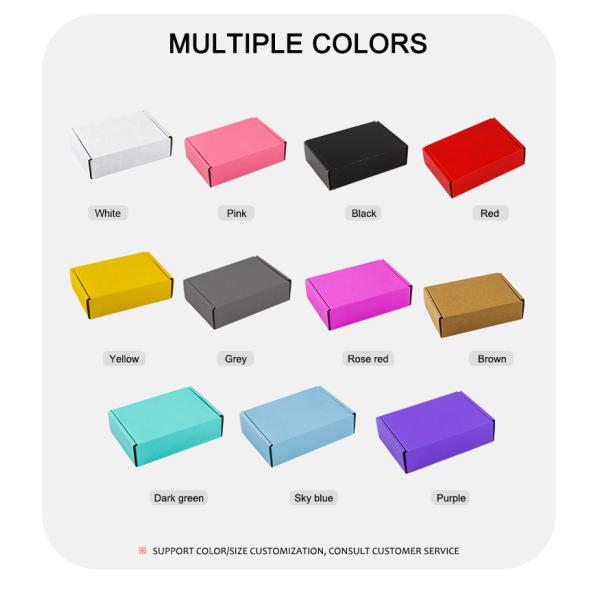 Customizable Mint Green Corrugated Extra Hard Airplane Box Clothing Packaging