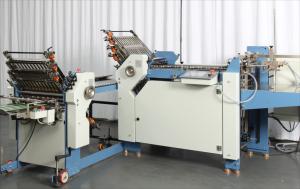 China 380 Volt Heavy Duty Paper Folding Machine For Booklet Pharmacy Electronic Cosmetics factory
