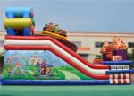 Popular Commercial Slip N Slide , Outdoor Inflatable Water Slide PVC 0.55mm