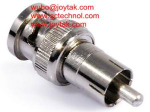 China Coaxial Adapter Coaxial Adaptor BNC Male Plug to RCA Male Plug For CATV / BNCM.RCAM.02 factory
