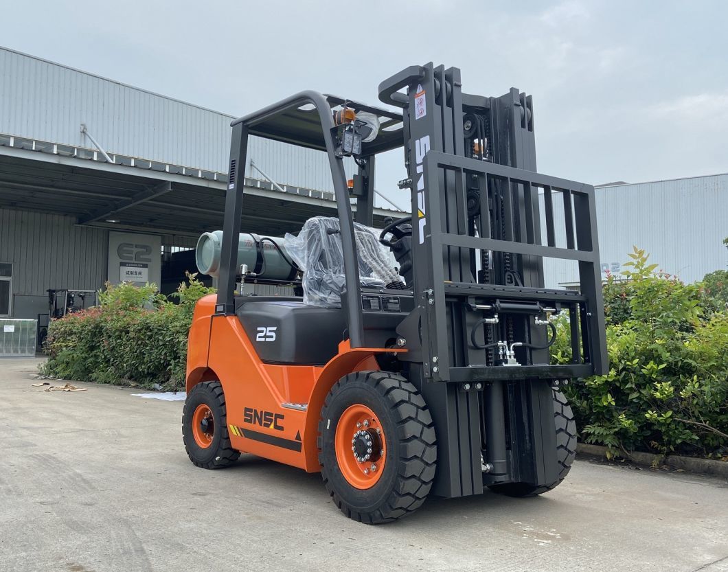 Snsc 2ton 2.5ton 3tons 3.5ton 4ton 5ton 7ton Diesel Gasoline LPG Fork Lift Montagargas Forklift Truck