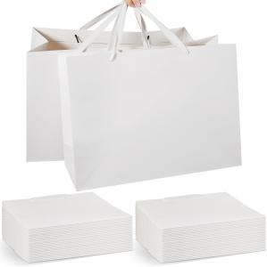 China Luxury Paper Bag Gift Packing with Customized Size and Ribbon Handle factory