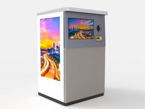 China Amusement Park 30&quot; User Screen Reverse Bottle Recyclable Vending Machines factory