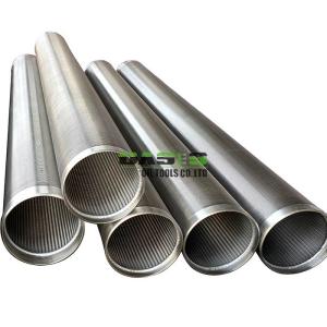 China Stainless Steel 316L Wedge Wire Screens Johnson Screens / Water Well Screens for Filtration and Industrial Filtration factory