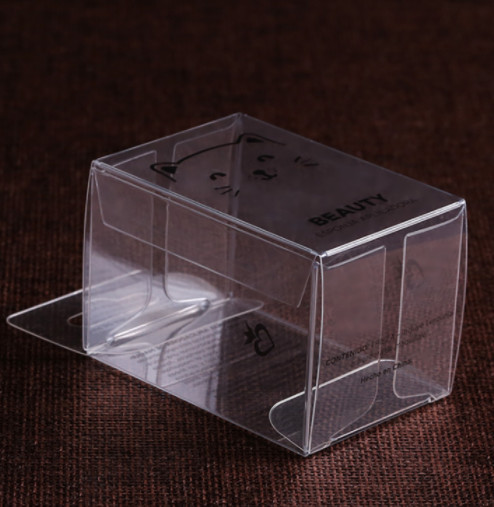 Customized Folding Printed PVC Box , Fashion Heat Seal Clear Plastic Box