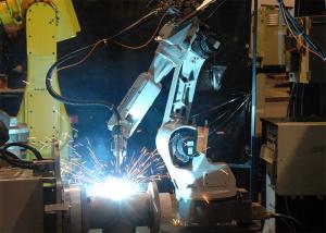 China TIG Argon Welding Automation Equipment , Frame Automated Assembly Line factory