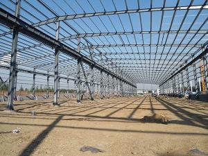 China Painted Surface Treatment Custom Steel Sheds Galvanized Pre Engineered factory