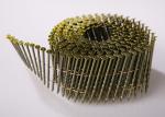 15 Degrees Wire Weld Coil Nails 2.5x57mm Round Head Bright Screw Shank Nails