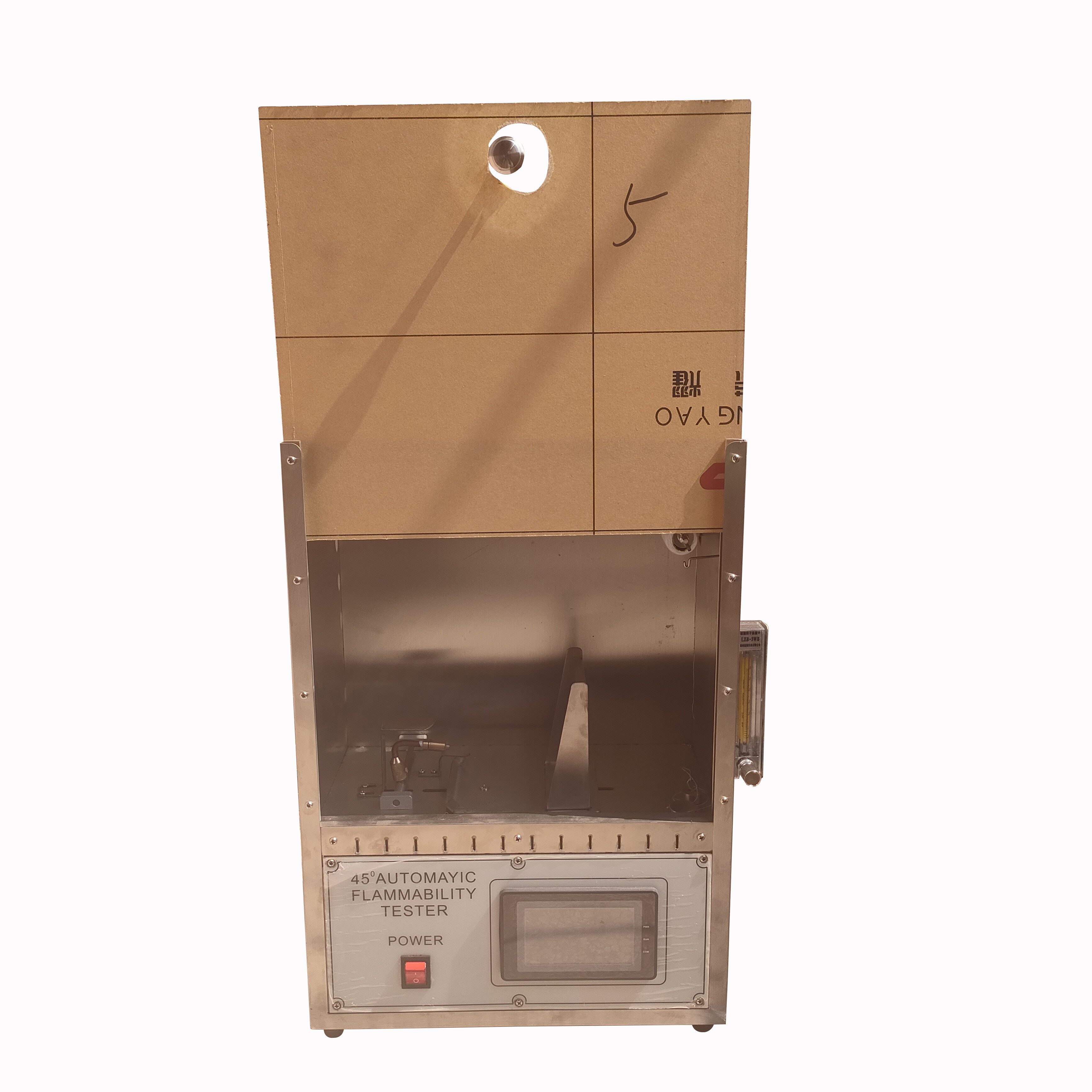 Textile Laboratory Testing Equipment 45 Degree Flammability Tester