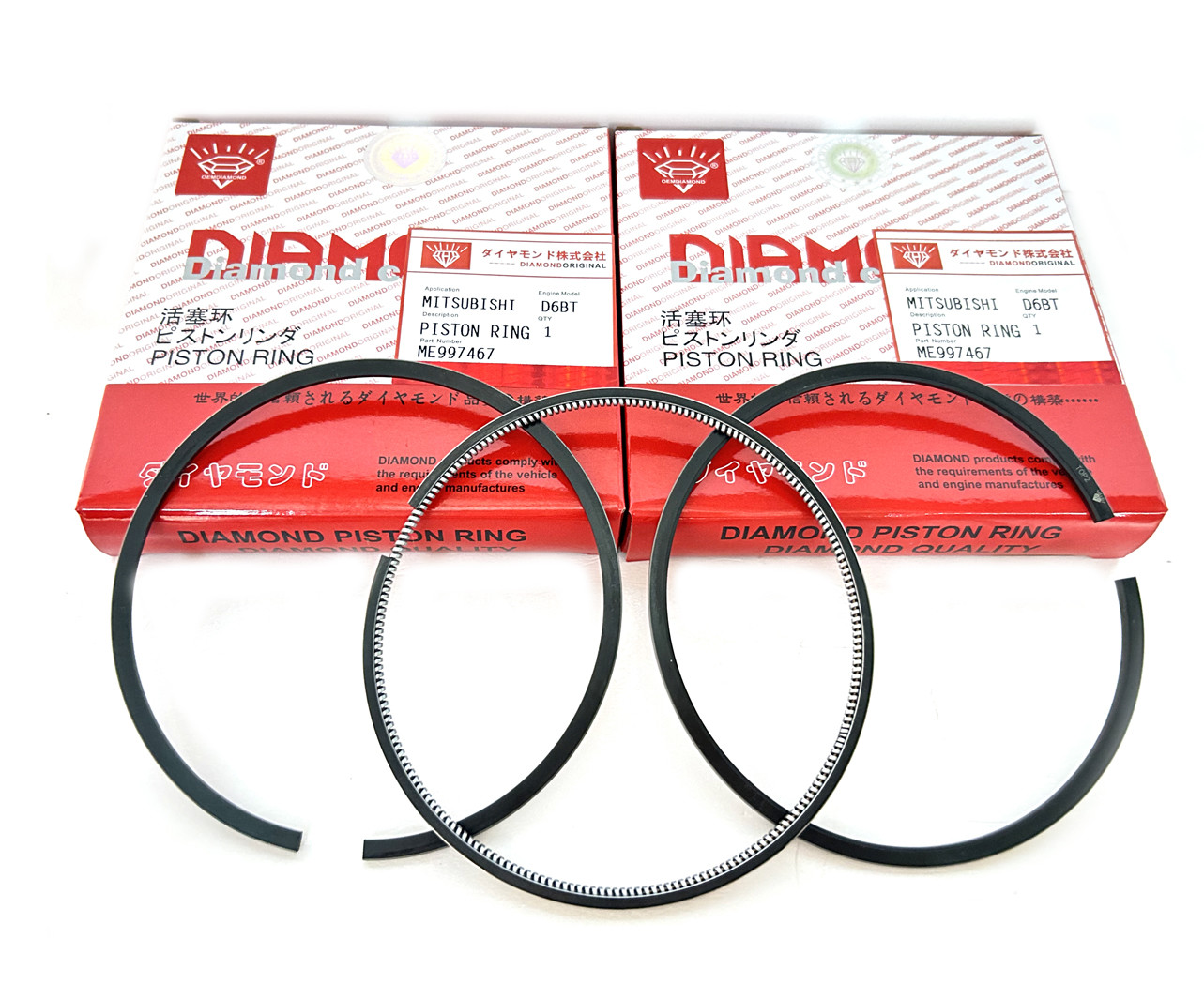 ME997467 MITSUBISHI Engine Parts Piston Ring For ME072065 Piston D6BT 6D16T