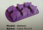 FBAB40171 for wholesales various shapes silicone cupcake tray mold