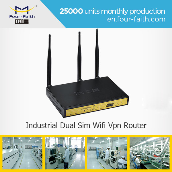 China Dual SIM Card Router F3B3X For Vehicle Video Surveillance factory