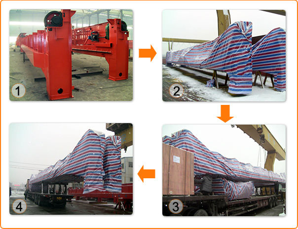Yuantai Double Girder Overhead Crane Equipment Used For Workshop