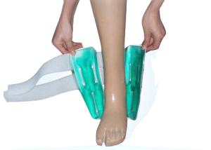 China CE Certificate Gel Stirrup Ankle Stabilizer Brace Anatomically Contoured Plastic Shell factory