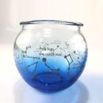 Round Constellation Zodiac Candle Empty Glass Jars For Home Party Decoration