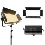 Ac Power Video Lighting Led 200w Soft Panel Studio Light Kit Cct Mode For Film