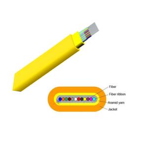 China Singlemode 12 Core Ribbon LSZH Jacket Optical Fiber Cables factory