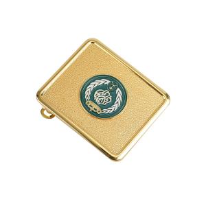 China Metal Locket Military Style Belt Buckles Electroplate Die Casting factory