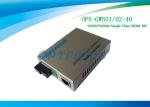 SM 40 Km Fiber Media Converter Single Mode SC 10 / 100 / 1000 Base - Tx to 1000