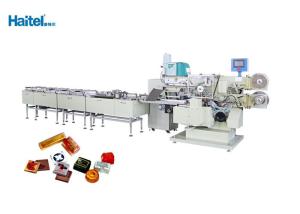 China Advanced Sealing Chocolate Fold Wrapping Machine High Efficiency Different Shape factory