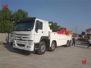 China Road 8X4 Wrecker Tow Truck 50t Heavy Duty Truck Towing factory