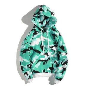 China ODM Leisure Sports Team Hoodies Spring Camouflage O Neck Hoodie factory