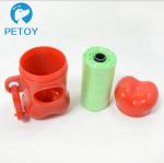 Small Convenient Biodegradable Poop Bags With Dispenser And Leash Clip