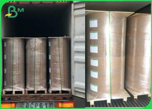 China 150 - 350gsm Unbleached Brown Kraft Paper PE Coated For Wrapping factory