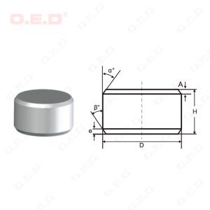 China K30 Flat top Tungsten Carbide Buttons HRA 90 For Oil Field factory