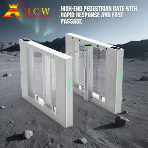Face Recognition Barrier Turnstile Gate IP55 With LED Indicators