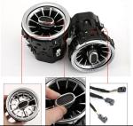 GLC Class 430mm LED Air Vent , 64 Colors Mercedes Interior Lights