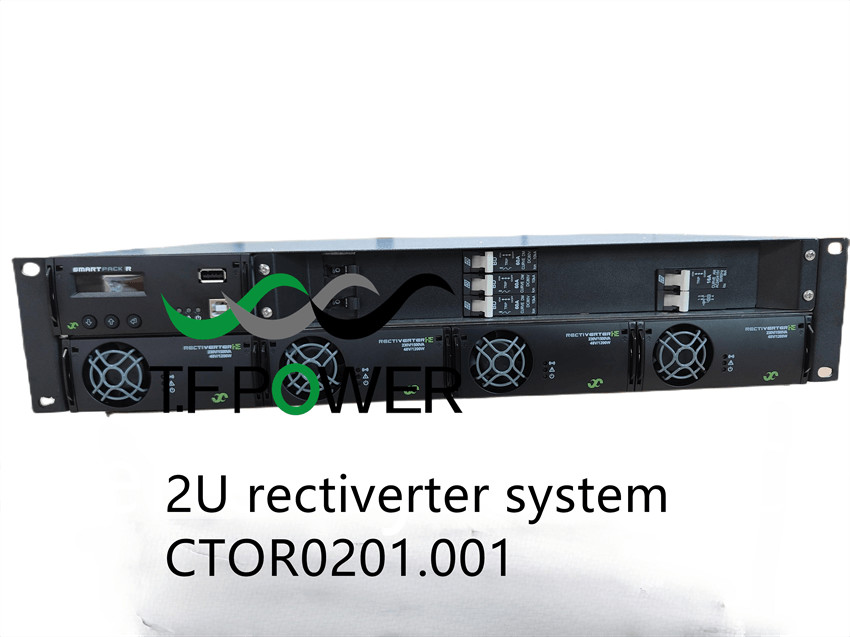 Eltek 48Vdc 19inch 5U Telecom 16kw 300A CTO System Smartpack Touch Controller with distribution breakers