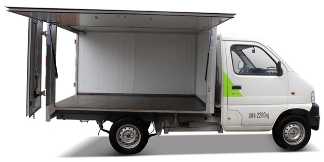 Electric Mini Bus 4X2 1T Wingspan Van Window Manual Seat Rows Half a row Eco-Friendly