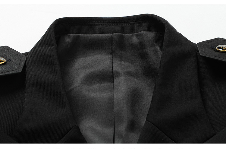 Custom Airline Aviation Black Navy Blue Pilot Uniforms Staff Uniforms for Men and Women