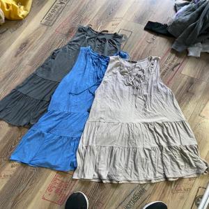 China Casual Refreshing Cool Ladies Home Wear Dress 50% Viscose 50% Nylon factory