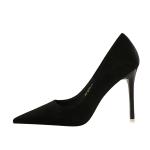 1829-7 European And American Style Fashion Simple Stiletto Super High Heel Suede
