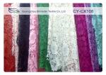 Nylon Cotton Embroidered Lace Fabric with 120cm Width CY-CX108