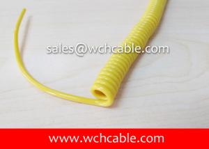 China UL21292 Mechanical Abuse Compatible Curly Cable 80C 30V factory