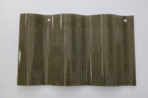 China Home House Roof Solar Panel Tile Curved Panel Photovoltaic with Max. Power of 50W factory